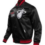 Miami Heat City Edition Black Satin Jacket