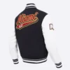 Miami heat pro standard script tail wool and leather varsity jacket 3