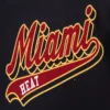 Miami heat pro standard script tail wool and leather varsity jacket 6