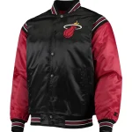 Miami Heat  The Enforcer Black/Red Satin Jacket