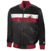 Miami heat the ambassador satin varsity jacket black 2