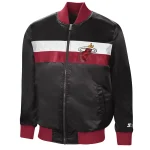 Miami Heat The Ambassador Black Satin Jacket