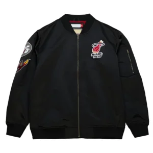 Miami heat vintage logo jacket