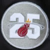 Miami heat vintage logo satin bomber jacket