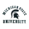 Michigan state spartans classic rib varsity jacket