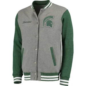 Michigan state spartans letterman jacket