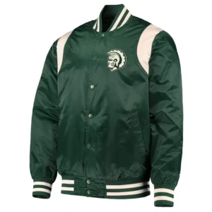 Michigan state spartans prime time satin jacket