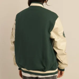 Michigan state spartans womens letterman jacket