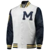 Michigan wolverines the legend satin varsity jacket