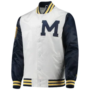 Michigan wolverines the legend satin varsity jacket