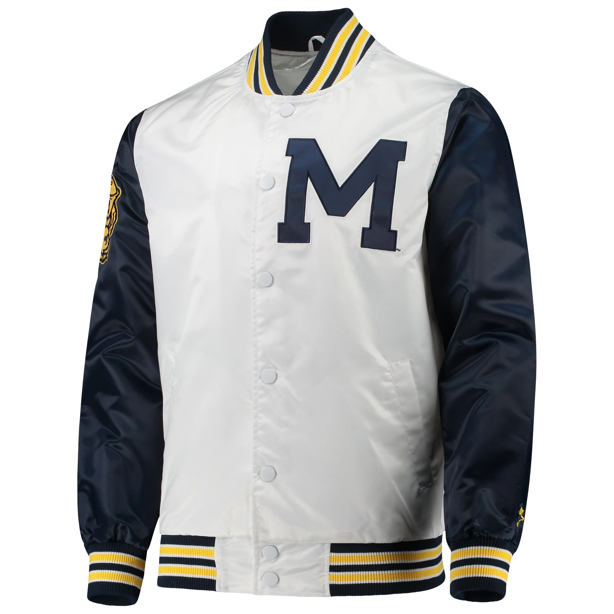 Michigan wolverines the legend satin varsity jacket