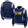 Michigan wolverines womens full zip bomber jacket