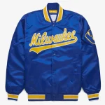 Milwaukee Brewers Classic Royal Blue Satin Jacket