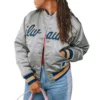 Milwaukee brewers grey full snap jacket