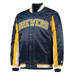 Milwaukee Brewers The Ace Navy Satin Jacket