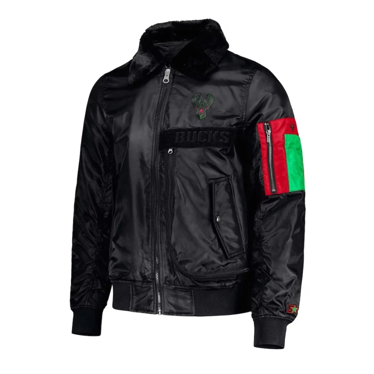 Milwaukee bucks black history month jacket