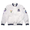 Milwaukee bucks city collection white satin jacket