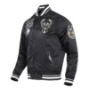Milwaukee bucks retro classic full snap jacket