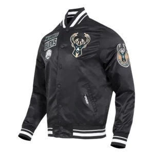 Milwaukee bucks retro classic full snap jacket