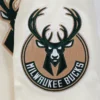 Milwaukee bucks retro classic full snap satin cream patch design