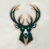 Milwaukee bucks retro classic full snap satin cream patch logo