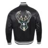 Milwaukee bucks retro classic satin jacket