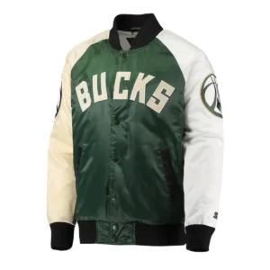Milwaukee bucks tricolor remix jacket