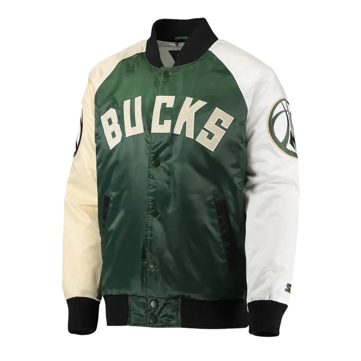 Milwaukee bucks tricolor remix jacket
