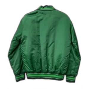 Milwaukee bucks vintage 10 deep green satin jacket