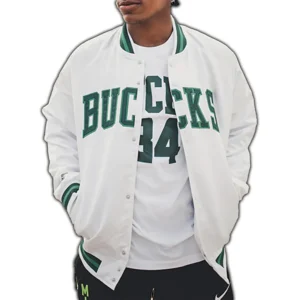 Milwaukee bucks vintage hardwood classics jacket