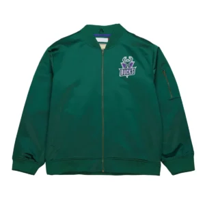 Milwaukee bucks vintage logo jacket