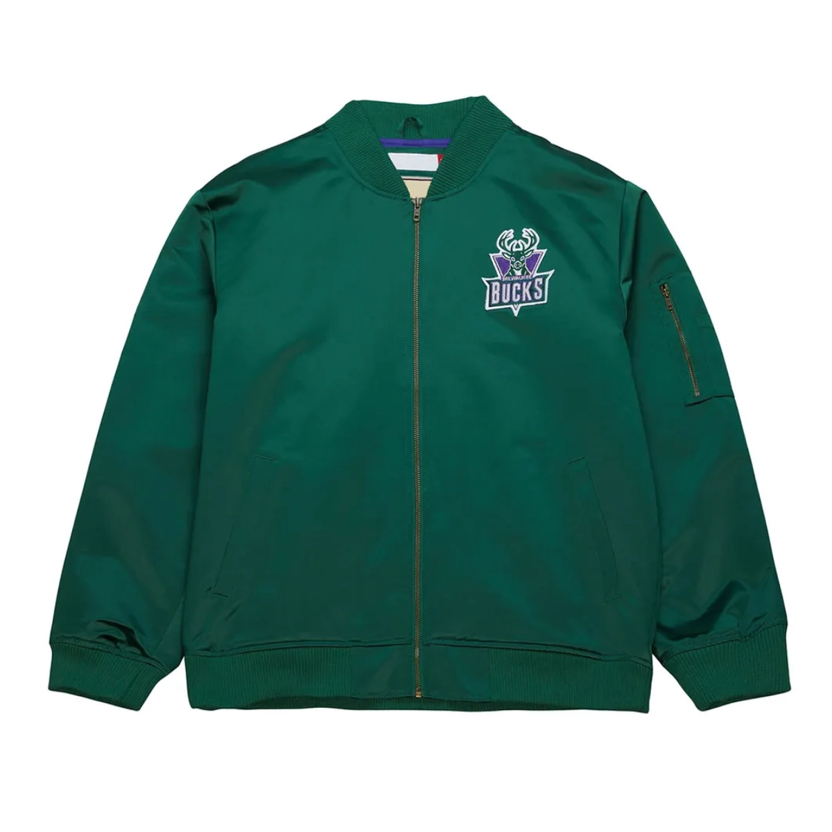 Milwaukee bucks vintage logo jacket