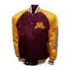 Minnesota golden gophers franchise club the game satin varsity jacket 3