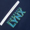 Minnesota lynx classic chenille team name logo on right pocket