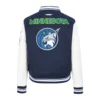 Minnesota lynx retro classics womens wool varsity jacket
