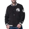 Minnesota timberwolves blackout corduroy jacket