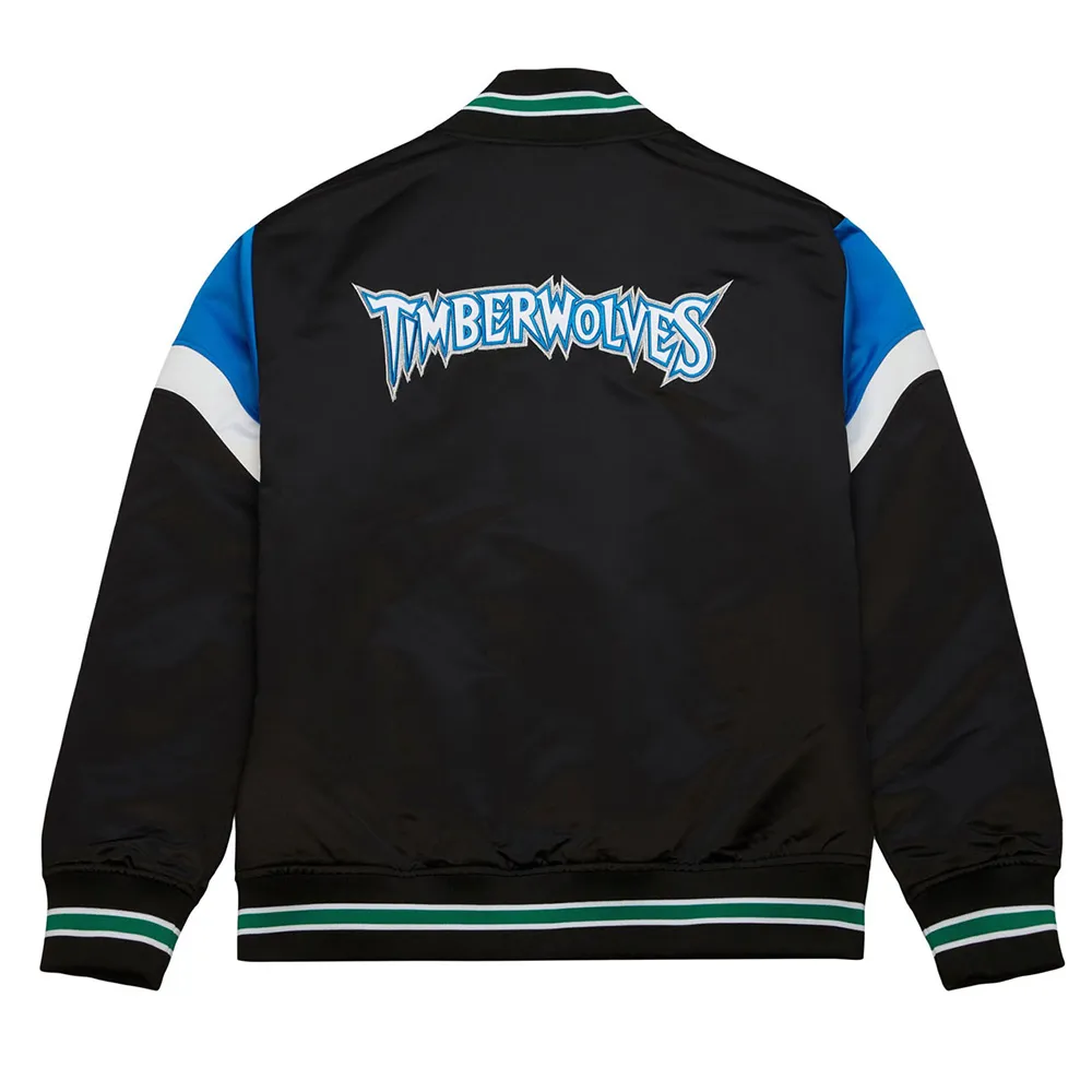 Minnesota timberwolves cooperstown heavyweight black jacket