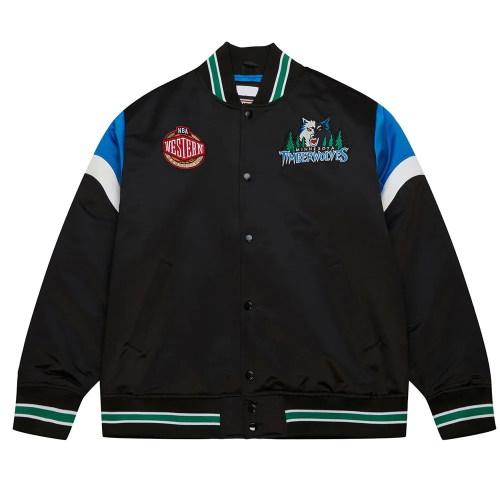 Minnesota timberwolves cooperstown heavyweight jacket