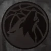 Minnesota timberwolves full leather bomber varsity jacket black 4