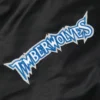 Minnesota timberwolves heavyweight satin varsity jacket