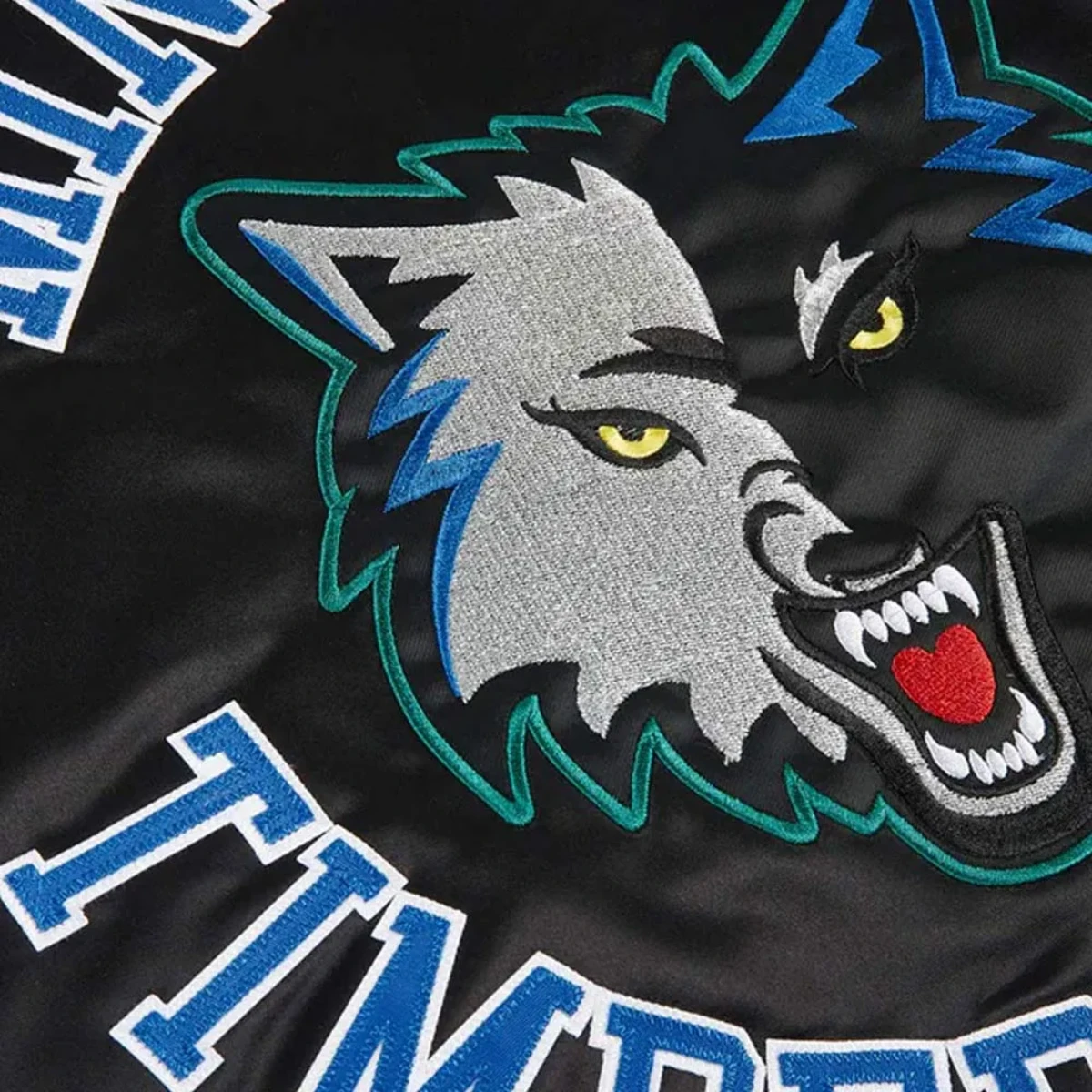 Minnesota timberwolves heavyweight varsity jacket