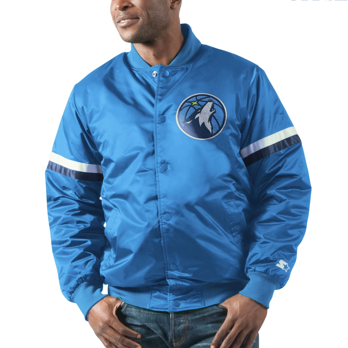 Minnesota timberwolves the champ full snap jacket