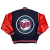 Minnesota twins blackorange letterman varsity jacket