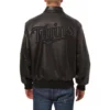 Minnesota twins full leather bomber varsity jacket black 2