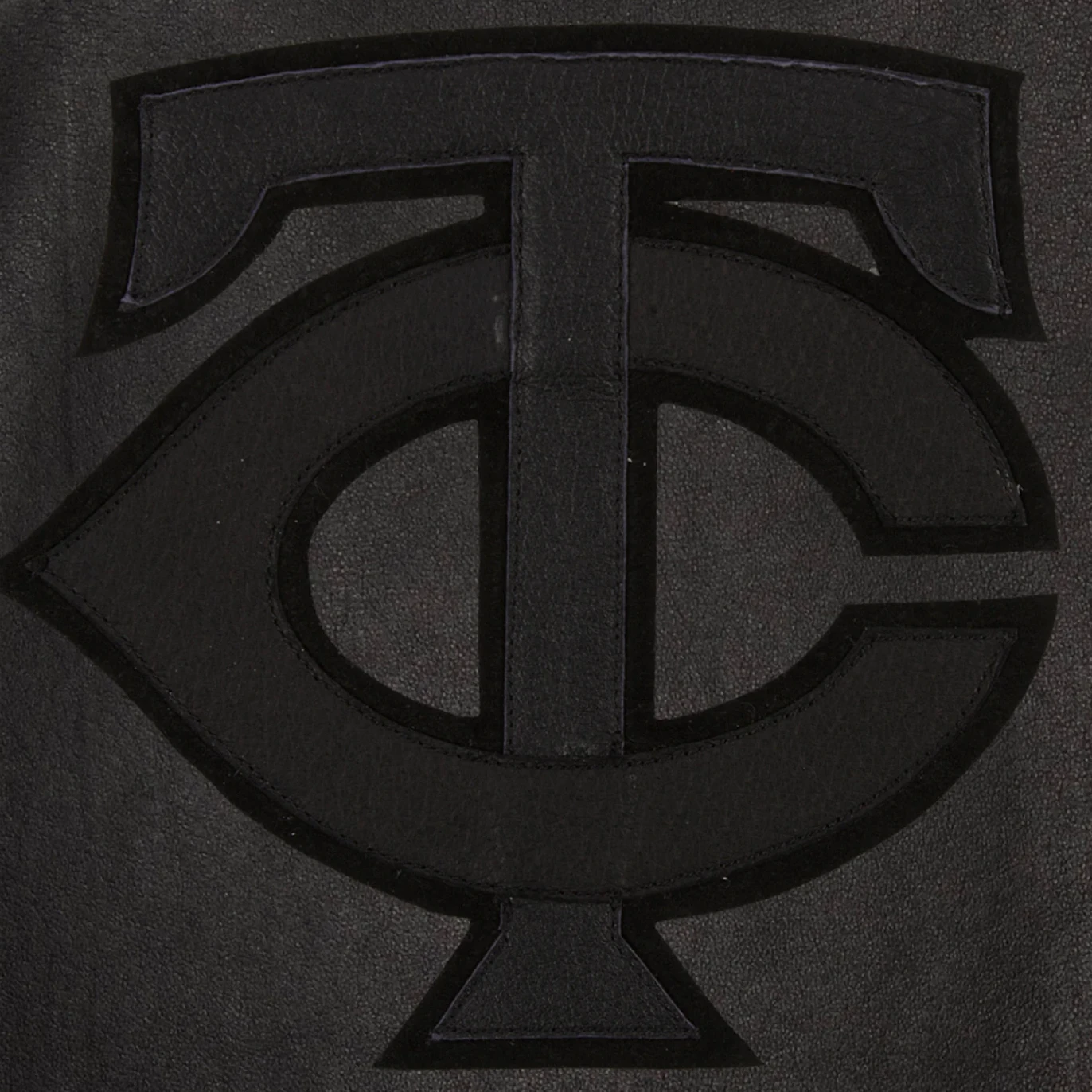 Minnesota twins full leather bomber varsity jacket black 3