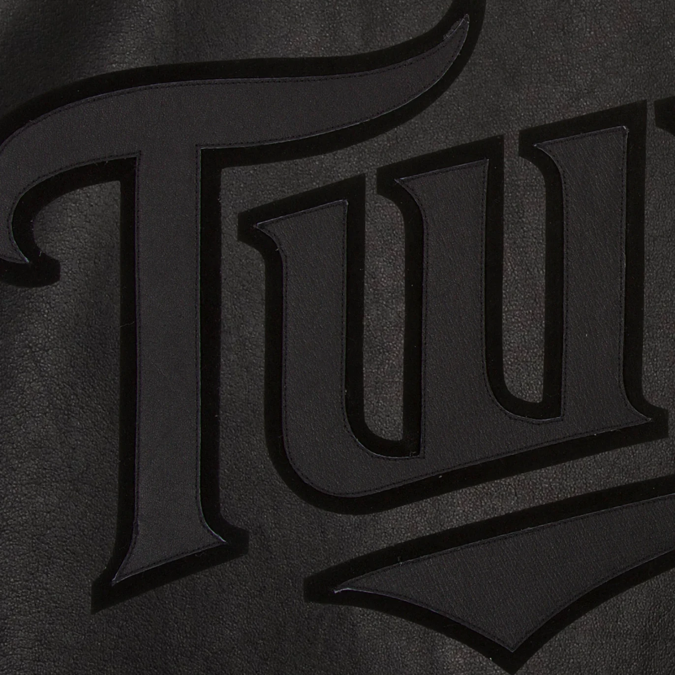 Minnesota twins full leather bomber varsity jacket black 4