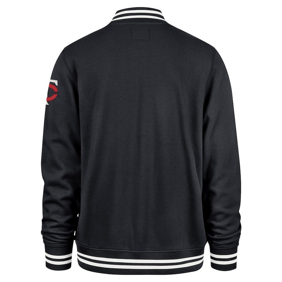 Minnesota twins pack pro camden full zip track varsity jacket navy 2