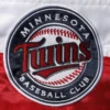 Minnesota twins the ambassador satin varsity jacket navy