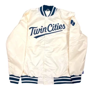 Minnesota twins vintage cream jacket