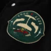 Minnesota wild hardwood black walk the tunnel team logo
